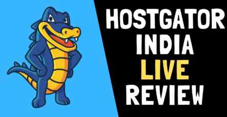 HOSTGATOR INDIA LIVE REVIEW