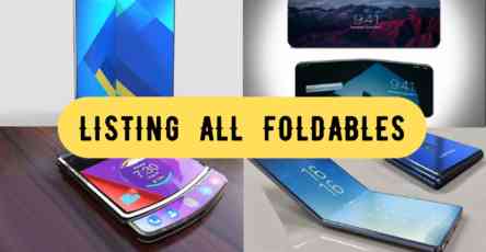 List of Foldable Screen phones